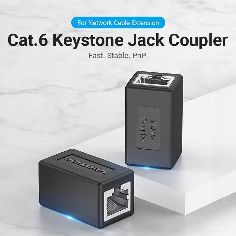 Connecteur Keystone Jack Coupler Cat.6 FTP - IPVB0