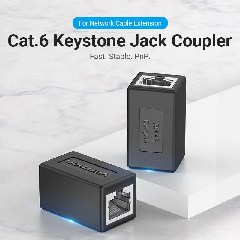 Connecteur Keystone Jack Coupler Cat.6 FTP - IPVB0