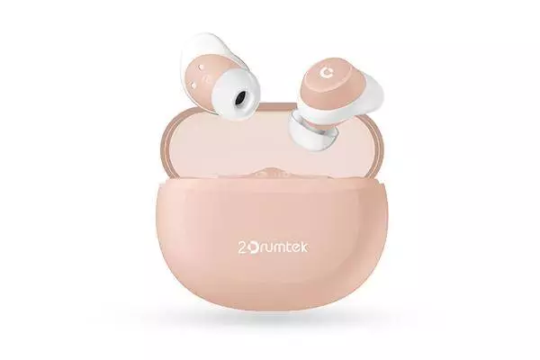 Блутут слушалки-тапи A4tech B27 2Drumtek, True Wireless, Розови