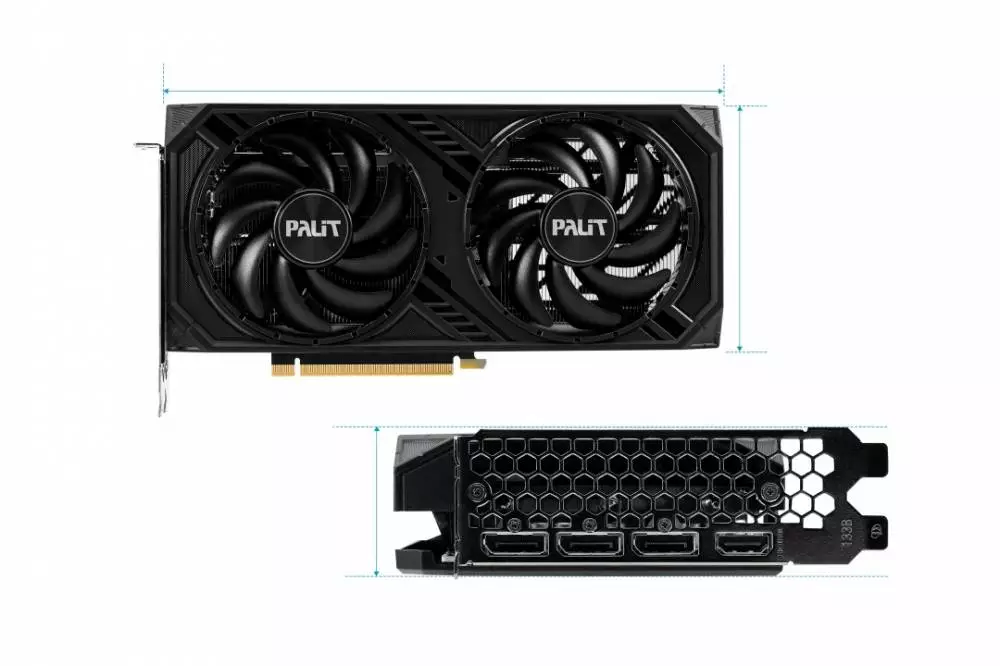 Видео карта Palit GeForce RTX 4060 Ti Dual 8GB GDDR6
