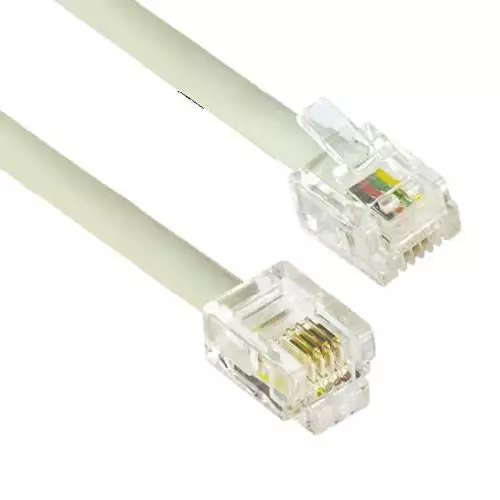 VCom Câble pour téléphone Phone Cord 6P4C/6P4C - CT046-1.5m