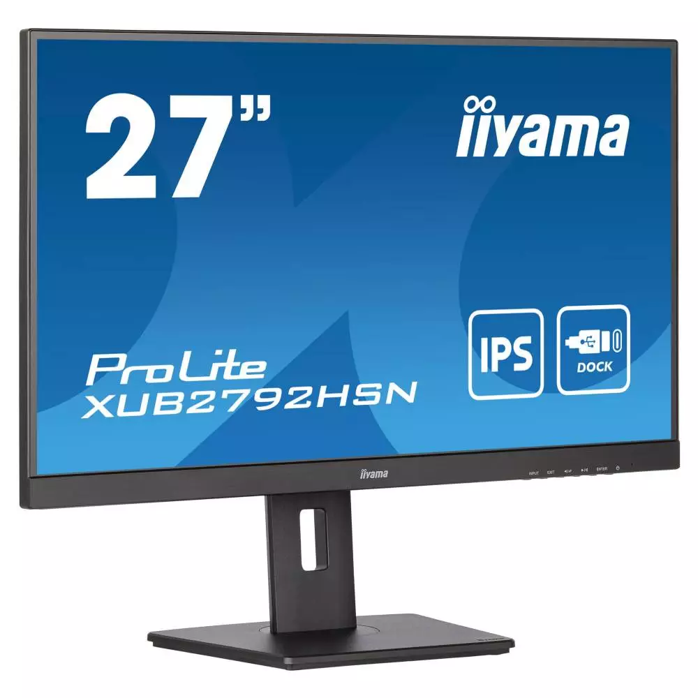Οθόνη IIYAMA ProLite XUB2792HSN-B5 27", IPS, FHD 1920x1080, 75Hz, 4ms, HDMI, DisplayPort, USB-C