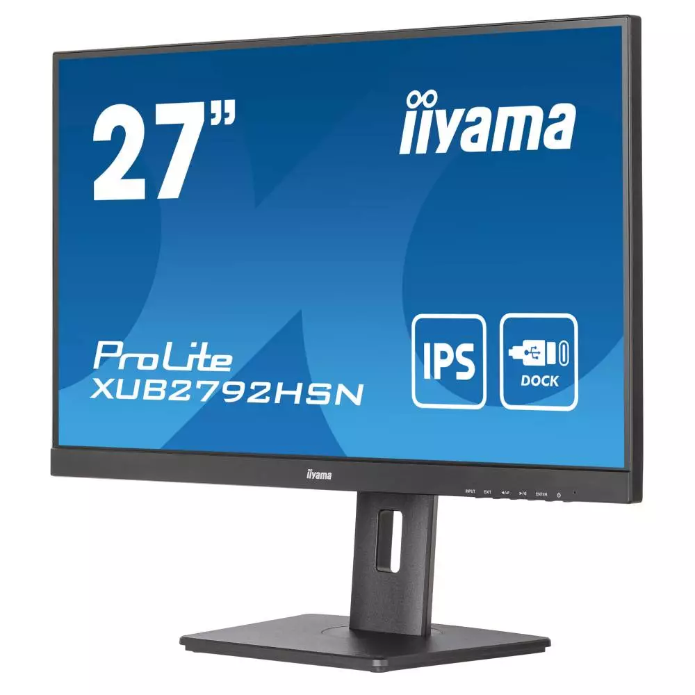 Οθόνη IIYAMA ProLite XUB2792HSN-B5 27", IPS, FHD 1920x1080, 75Hz, 4ms, HDMI, DisplayPort, USB-C