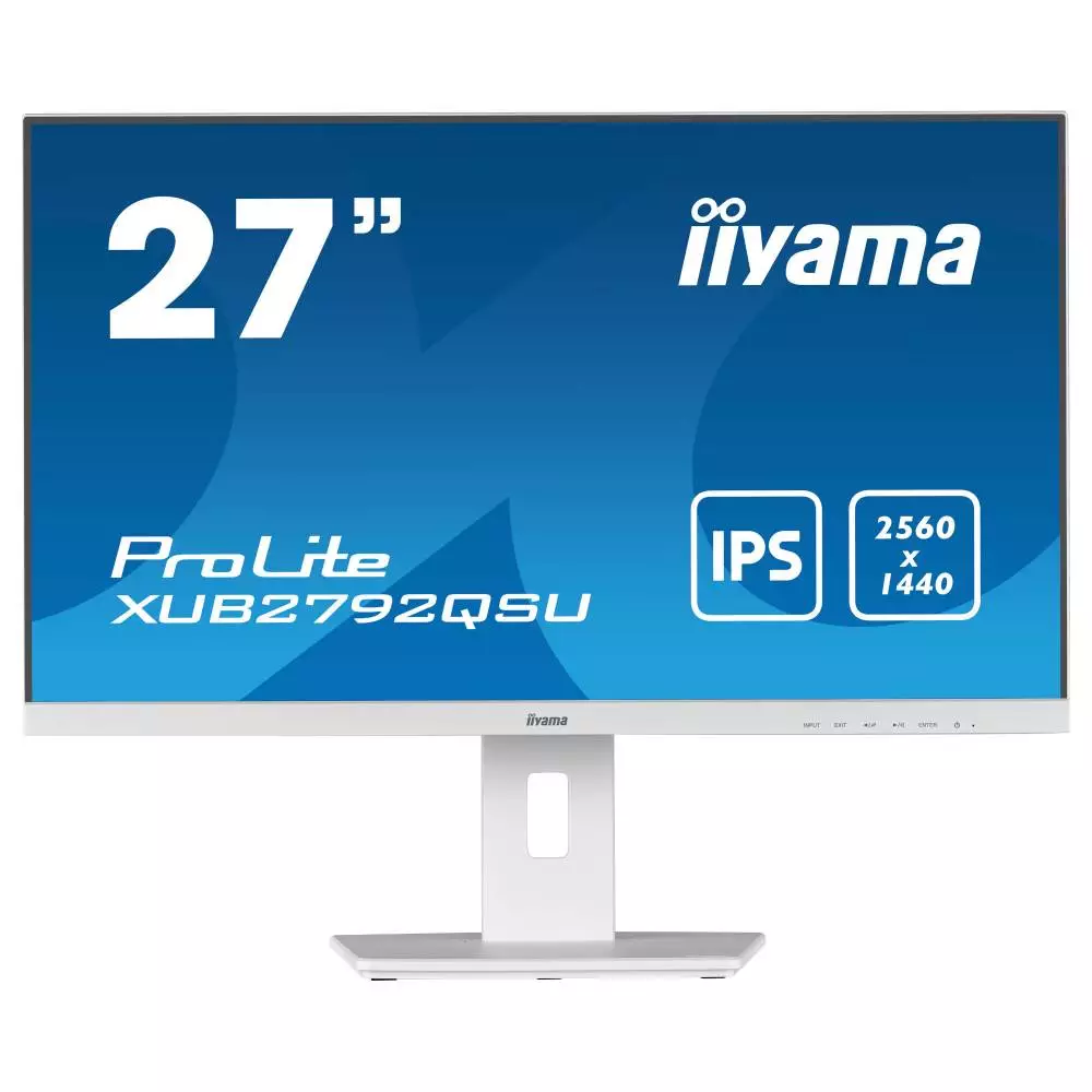 Монитор IIYAMA ProLite XUB2792QSU-W5 27", IPS, WQHD 2560x1440, 75Hz, 5ms,HDMI, DVI, DisplayPort, USB