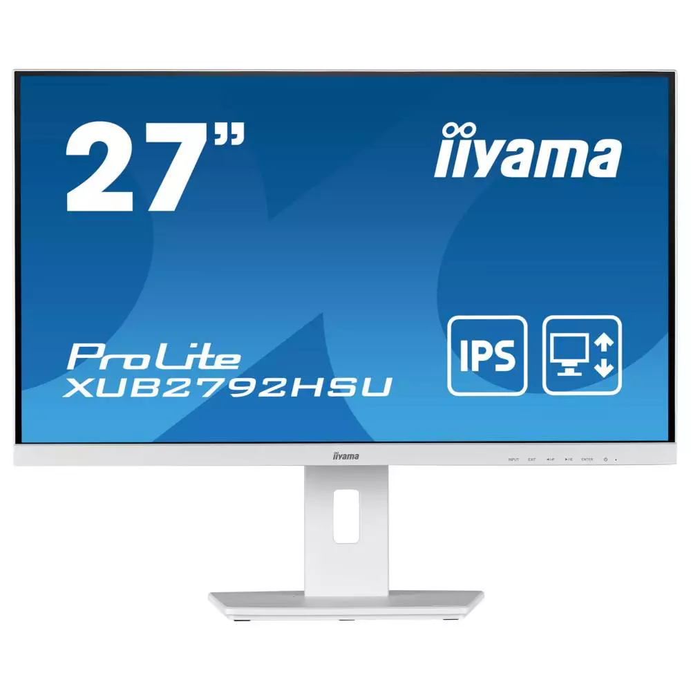 Монитор IIYAMA ProLite XUB2792HSU-W5 27", IPS, FHD 1920x1080, 75Hz, 4ms, VGA, HDMI, DisplayPort