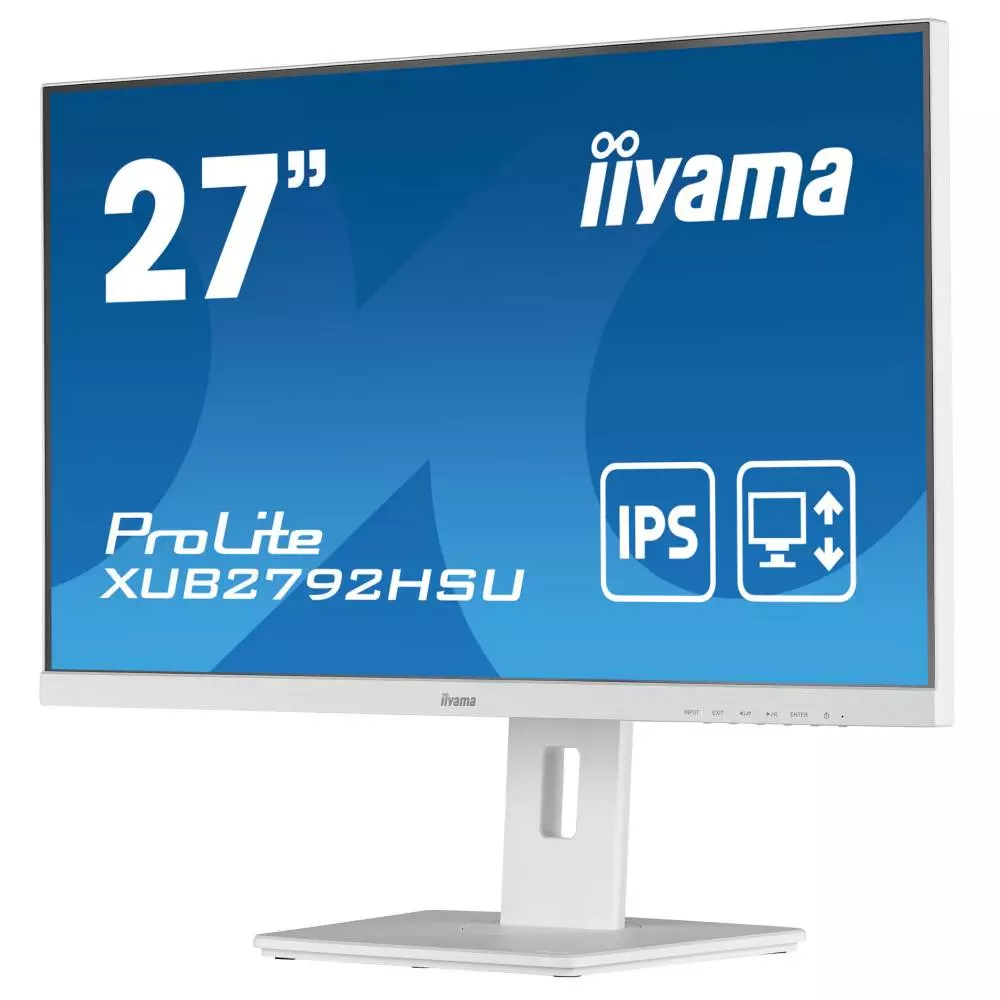 Монитор IIYAMA ProLite XUB2792HSU-W5 27", IPS, FHD 1920x1080, 75Hz, 4ms, VGA, HDMI, DisplayPort