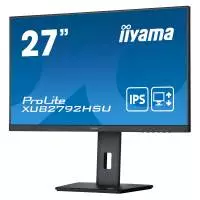 Монитор IIYAMA ProLite XUB2792HSU-B5 27", IPS, FHD 1920x1080, 75Hz, 4ms, VGA,HDMI, DisplayPort