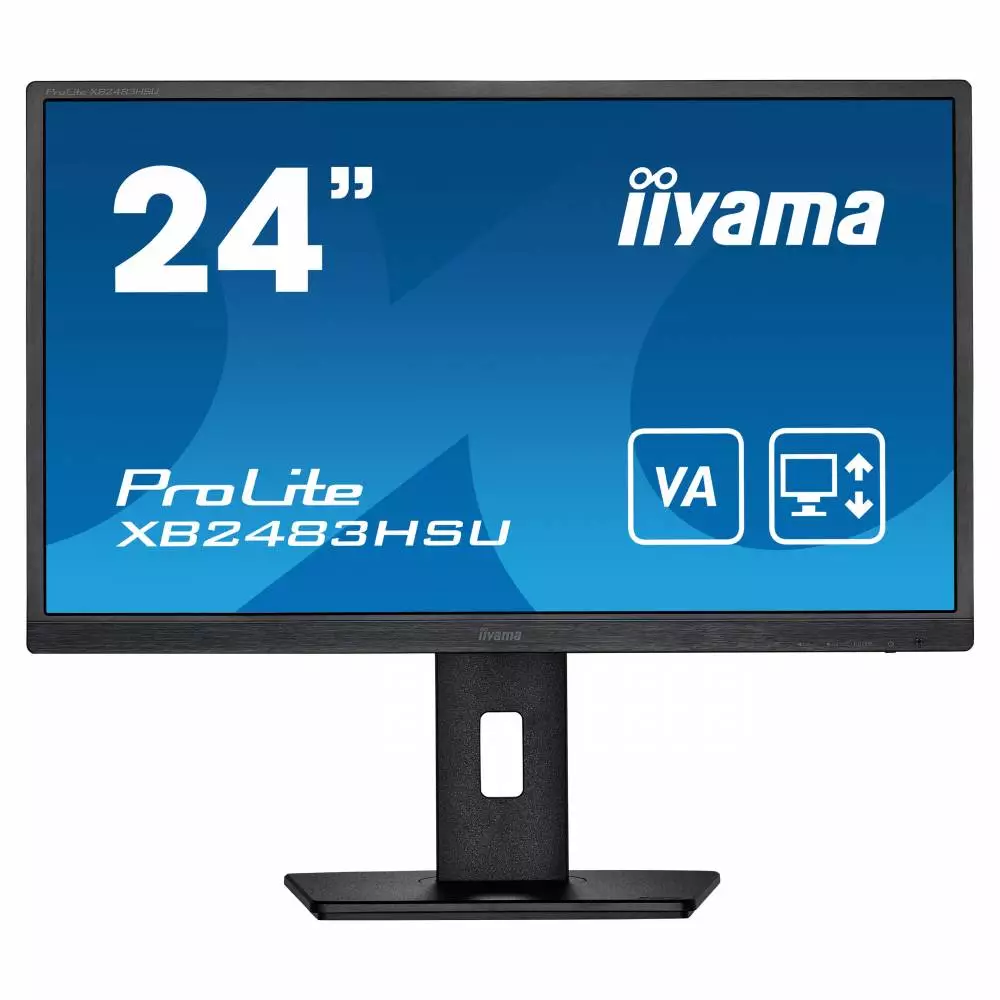 Монитор IIYAMA ProLite XB2483HSU-B5 23.8", VA, FHD 1920x1080, 75Hz, 4ms, HDMI, DisplayPort