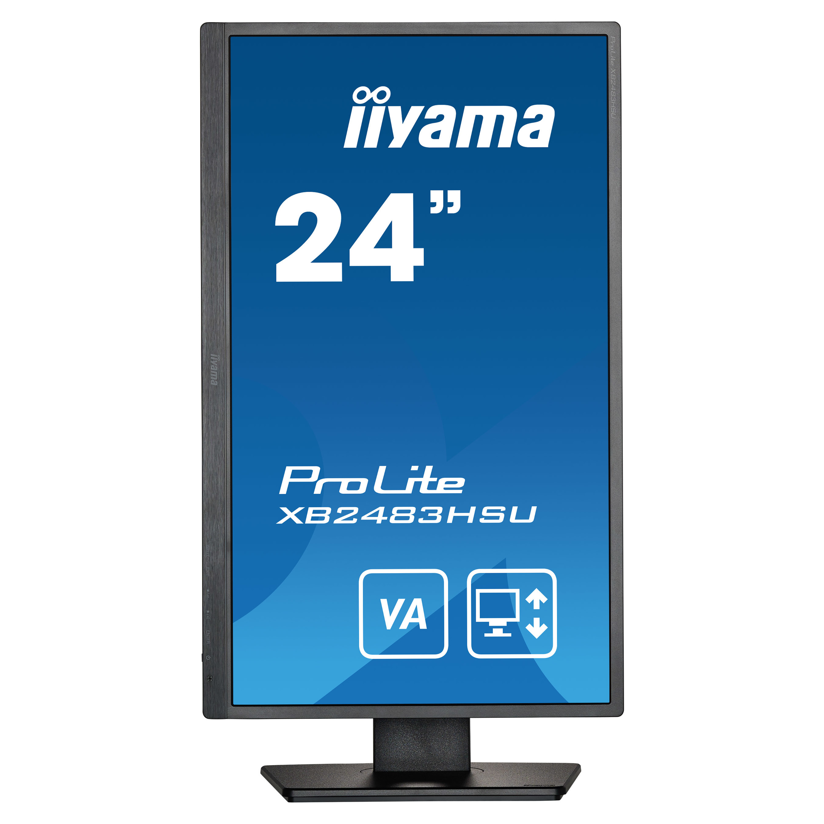 Монитор IIYAMA ProLite XB2483HSU-B5 23.8", VA, FHD 1920x1080, 75Hz, 4ms, HDMI, DisplayPort