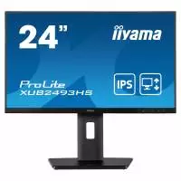 Монитор IIYAMA ProLite XUB2493HS-B5 23.8" , IPS, FHD 1920x1080, 75Hz, 4ms,HDMI, DisplayPort