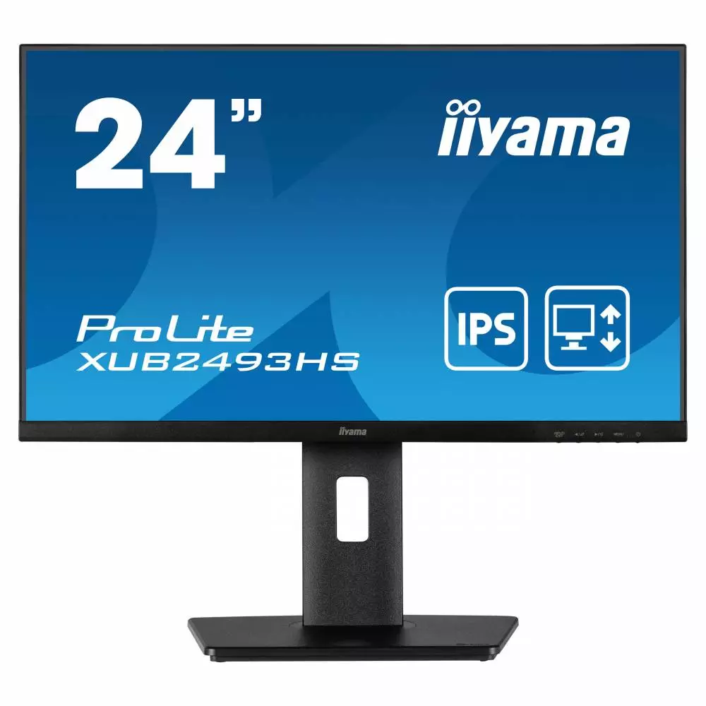 Монитор IIYAMA ProLite XUB2493HS-B5 23.8" , IPS, FHD 1920x1080, 75Hz, 4ms,HDMI, DisplayPort
