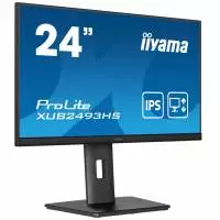 Монитор IIYAMA ProLite XUB2493HS-B5 23.8" , IPS, FHD 1920x1080, 75Hz, 4ms,HDMI, DisplayPort