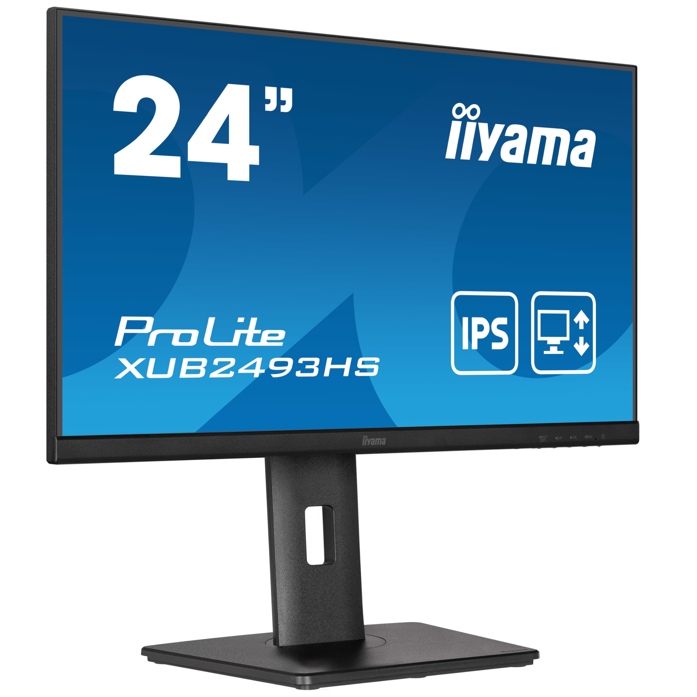 Монитор IIYAMA ProLite XUB2493HS-B5 23.8" , IPS, FHD 1920x1080, 75Hz, 4ms,HDMI, DisplayPort