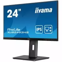 Монитор IIYAMA ProLite XUB2493HS-B5 23.8" , IPS, FHD 1920x1080, 75Hz, 4ms,HDMI, DisplayPort