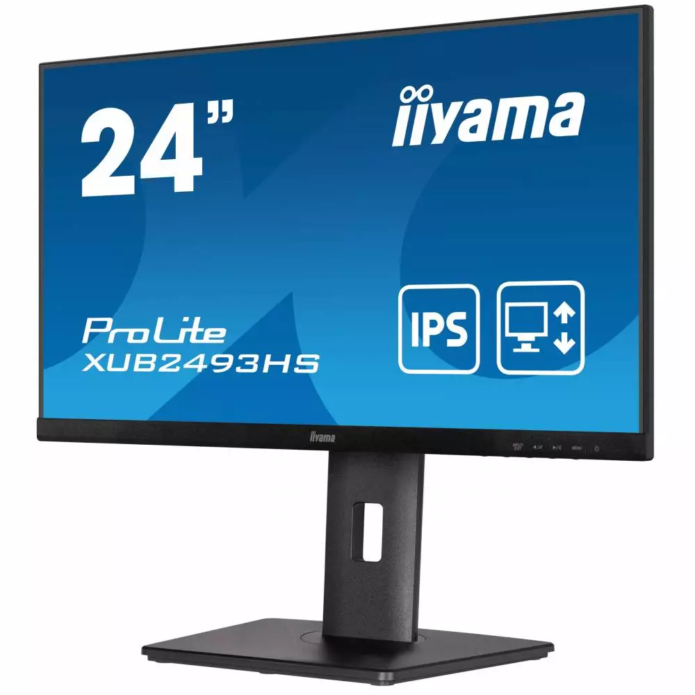 Монитор IIYAMA ProLite XUB2493HS-B5 23.8" , IPS, FHD 1920x1080, 75Hz, 4ms,HDMI, DisplayPort