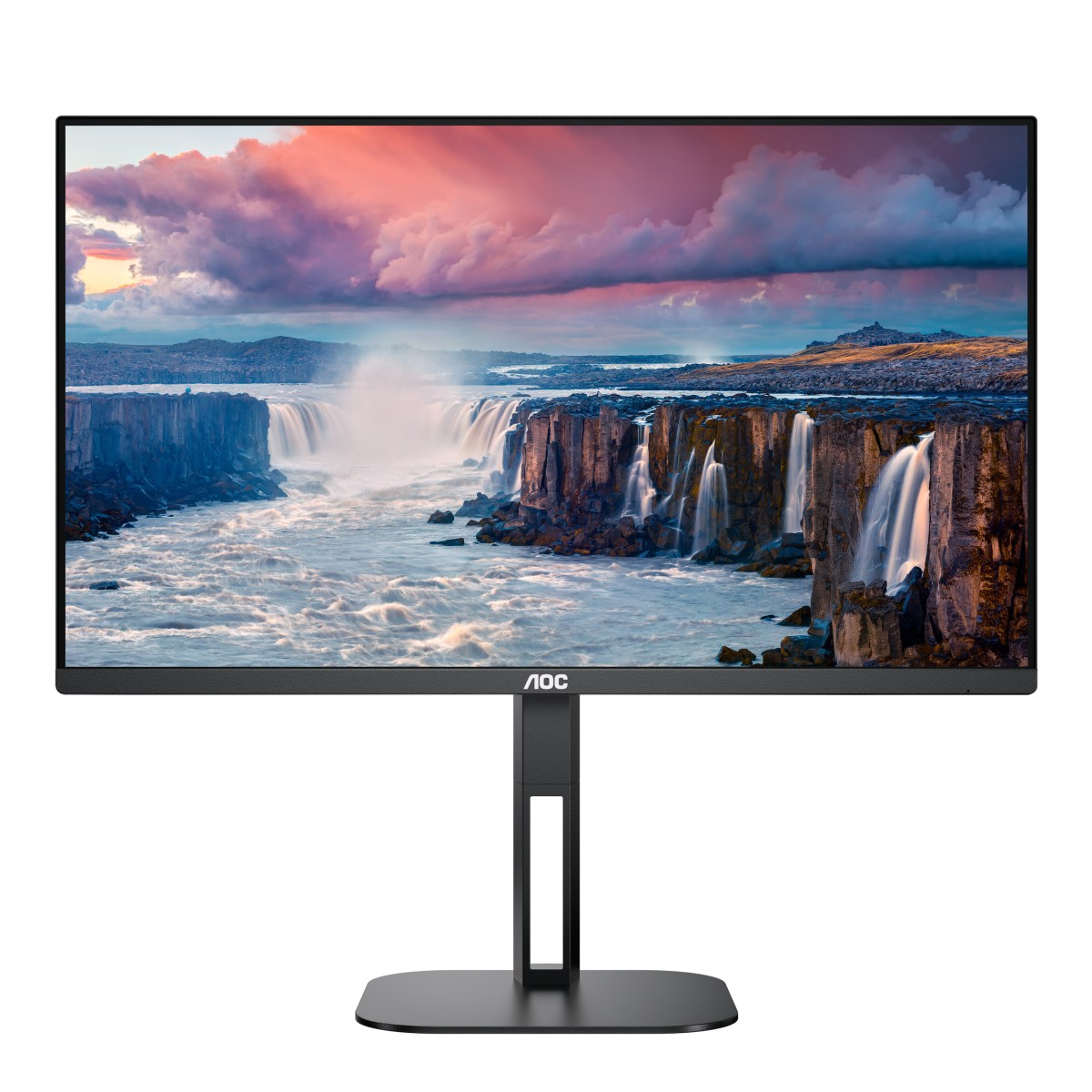 Монитор AOC Q27V5C/BK, 27", IPS, QHD 2560x1440, 75Hz, 1ms, HDMI, DP, USB-C, AMD FreeSync