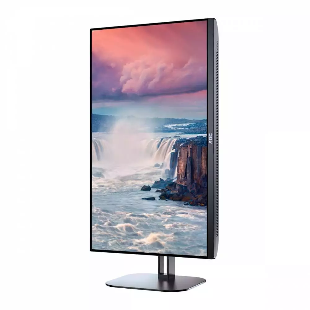 Монитор AOC Q27V5C/BK, 27", IPS, QHD 2560x1440, 75Hz, 1ms, HDMI, DP, USB-C, AMD FreeSync