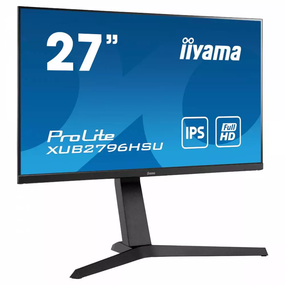 Монитор IIYAMA XUB2796HSU-B1, 27", FHD 1920x1080, 75Hz, 1ms, DP, HDMI, AMD FreeSync