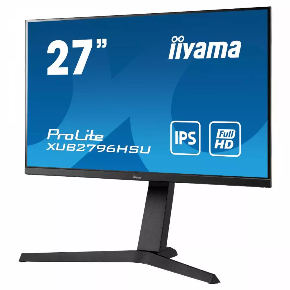 Монитор IIYAMA XUB2796HSU-B1, 27", FHD 1920x1080, 75Hz, 1ms, DP, HDMI, AMD FreeSync