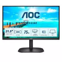 Монитор AOC 22B2AM 21.5", VA, FHD 1920x1080, 75Hz, 4ms, HDMI, VGA, Speakers