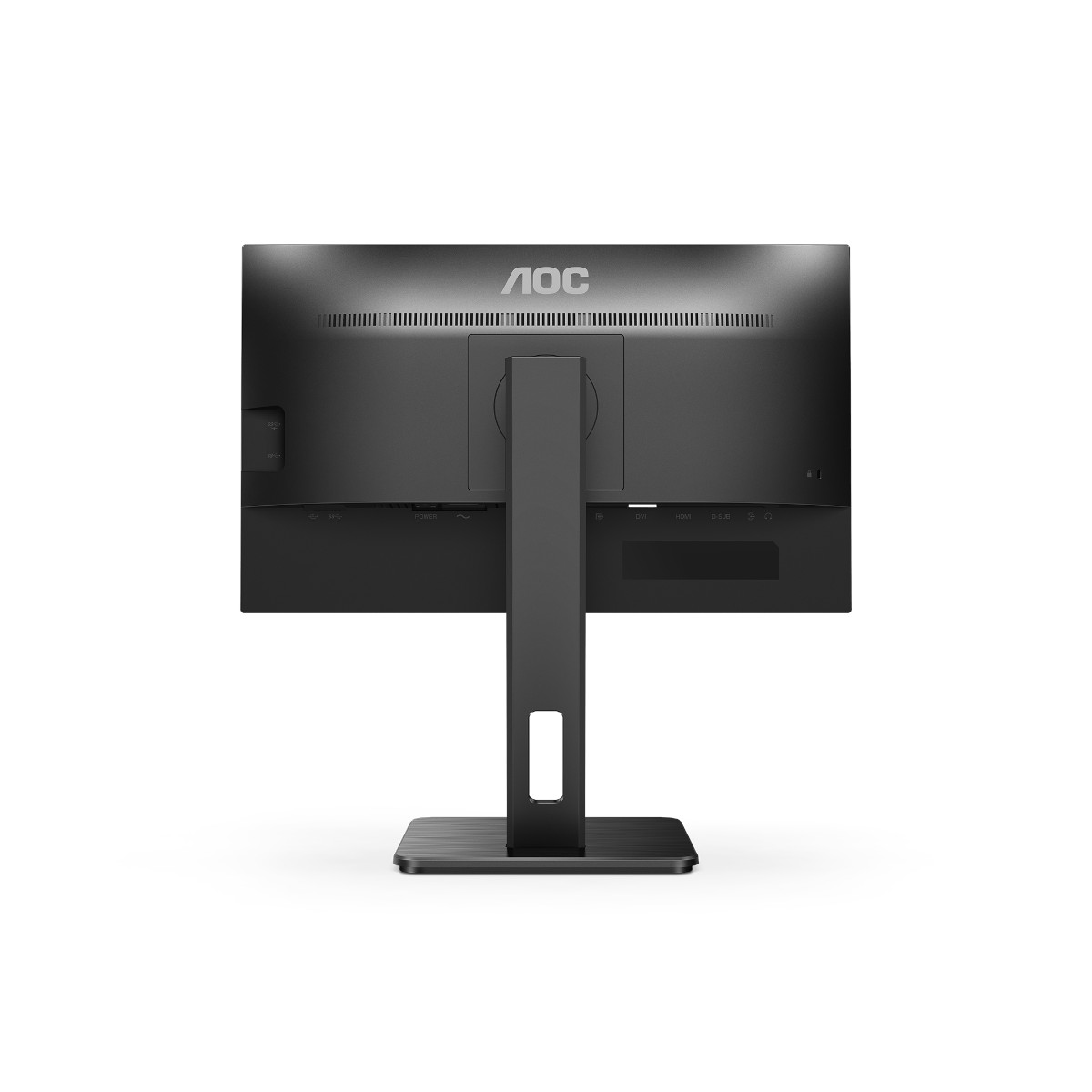 Монитор AOC U27P2, 27", IPS, 4K UHD 3840x2160, 60Hz, 4ms, DP, HDMI, USB