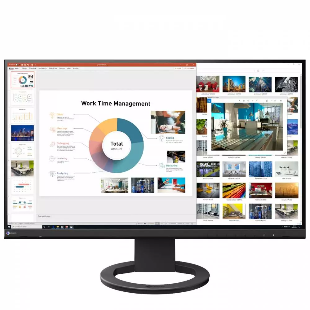 Монитор EIZO EV2760-BK, 27", IPS, QHD 2560x1440, 60Hz, 5ms, 10 bit LuT, HDMI, DVI, USB