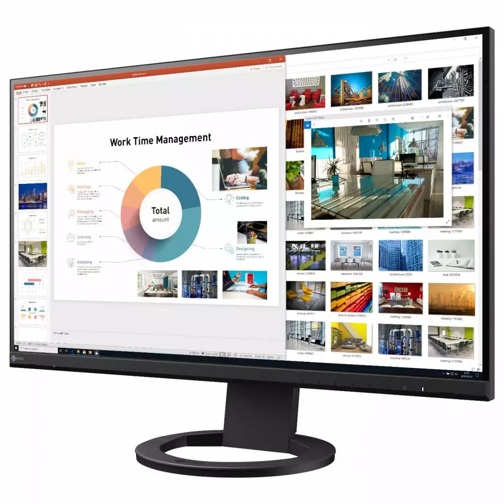 Монитор EIZO EV2760-BK, 27", IPS, QHD 2560x1440, 60Hz, 5ms, 10 bit LuT, HDMI, DVI, USB