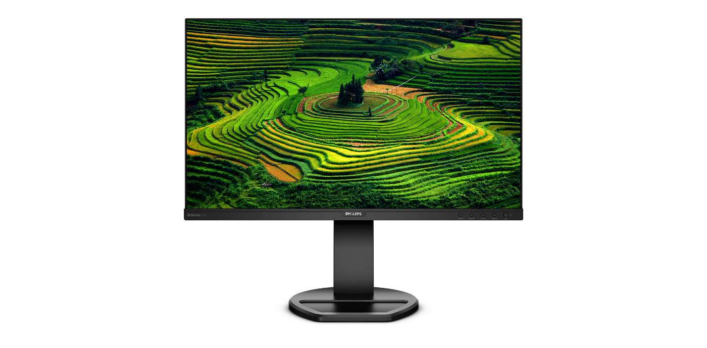 Монитор Philips 241B8QJEB, 23.8", IPS, FHD 1920x1080, 60Hz, 5ms, VGA, DVI, HDMI, DP