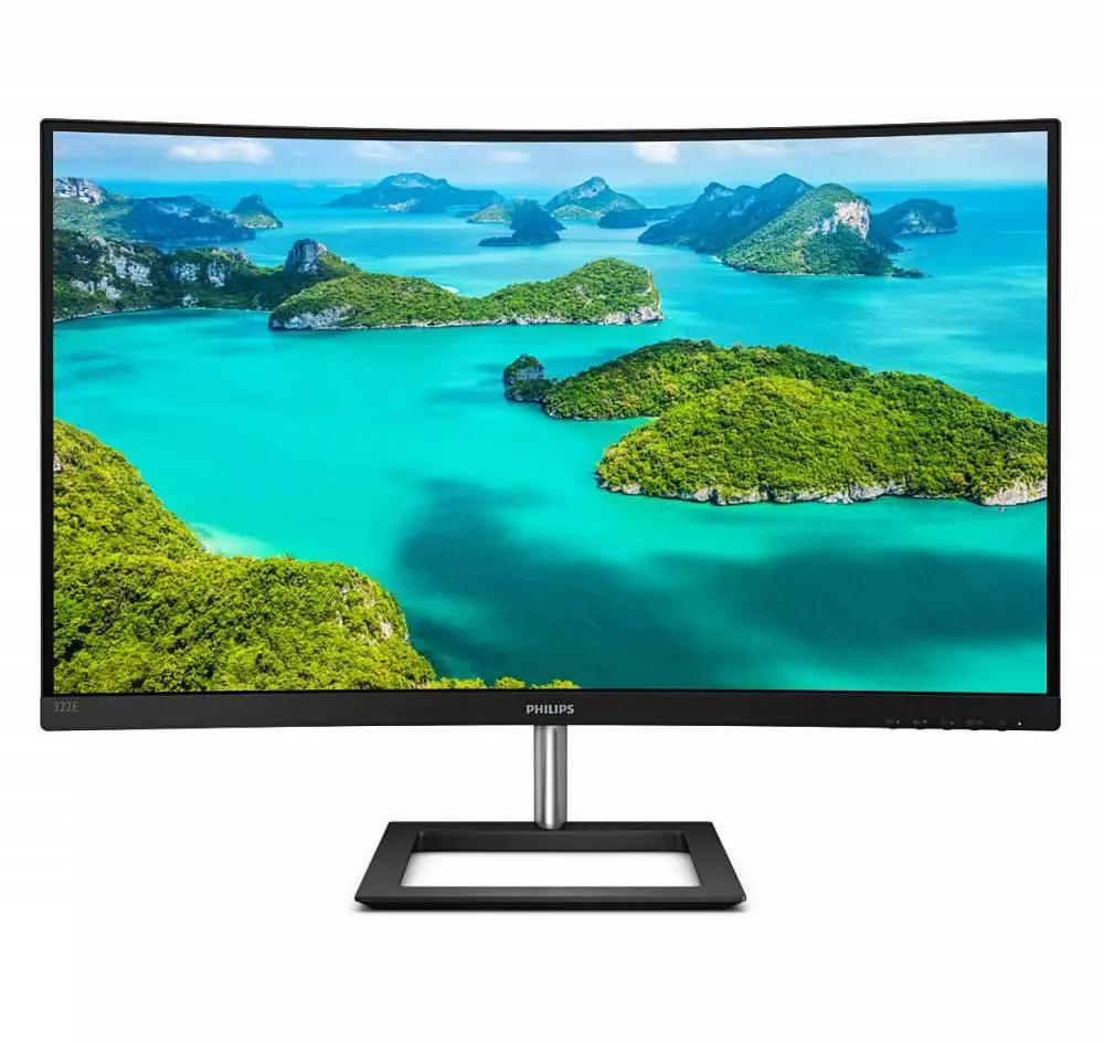 Монитор Philips 322E1C/00, 31.5", VA, FHD 1920x1080, 75Hz, 4ms, DP, HDMI, VGA
