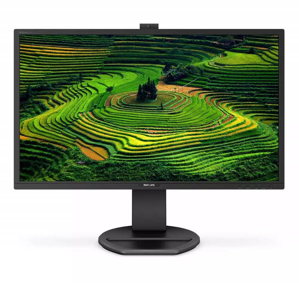 Монитор Philips 271B8QJKEB/00, 27", IPS, FHD 1920x1080, 60Hz, 5ms, DP, HDMI, VGA, DVI, USB, WebCam