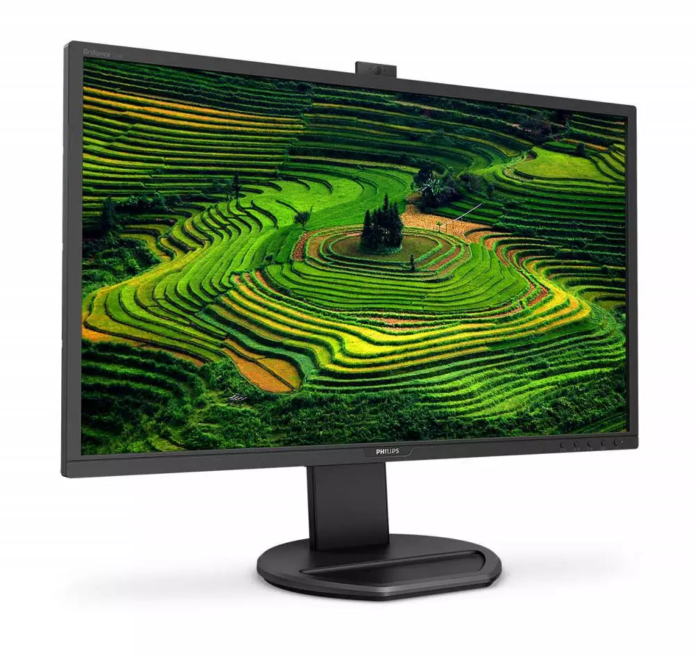 Монитор Philips 271B8QJKEB/00, 27", IPS, FHD 1920x1080, 60Hz, 5ms, DP, HDMI, VGA, DVI, USB, WebCam