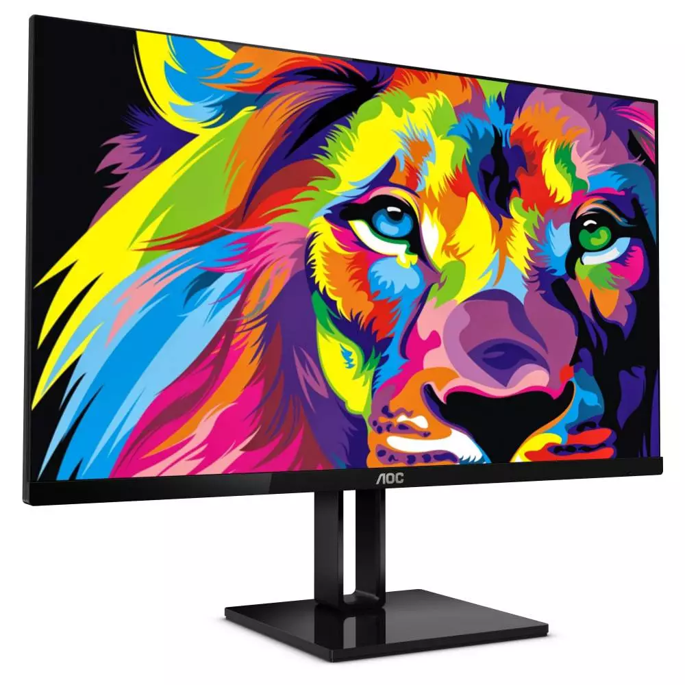 Монитор AOC 22V2Q, 21.5", IPS, FHD 1920x1080, 75Hz, 5ms, HDMI, DP, AMD FreeSync