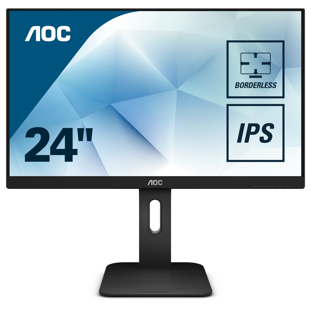 Монитор AOC 24P1, 23.8", IPS, FHD 1920x1080, 60Hz, 5ms, HDMI, DP, VGA