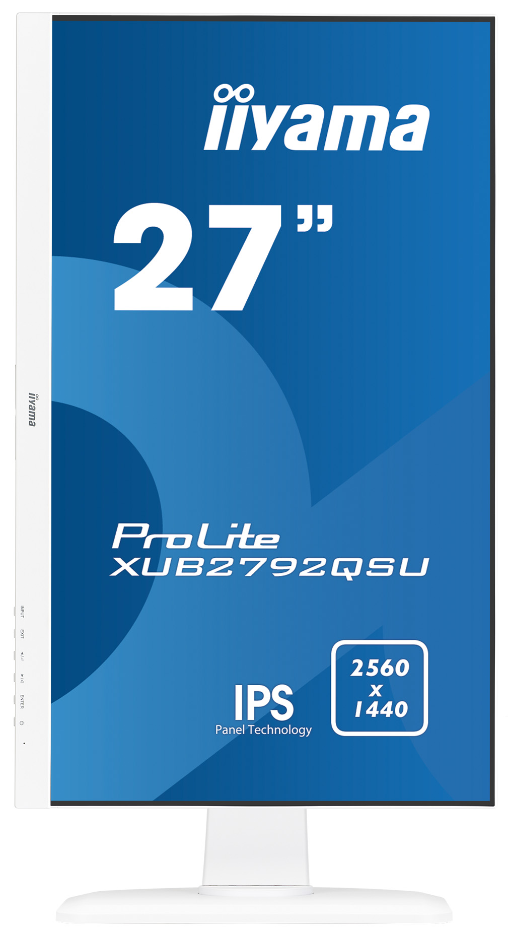 Οθόνη IIYAMA ProLite XUB2792QSU-W1, 27", IPS, QHD 2560x1440, 70Hz, 5ms, HDMI, DP, USB