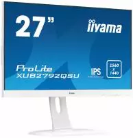 Монитор IIYAMA ProLite XUB2792QSU-W1, 27", IPS, QHD 2560x1440, 70Hz, 5ms, HDMI, DP, USB
