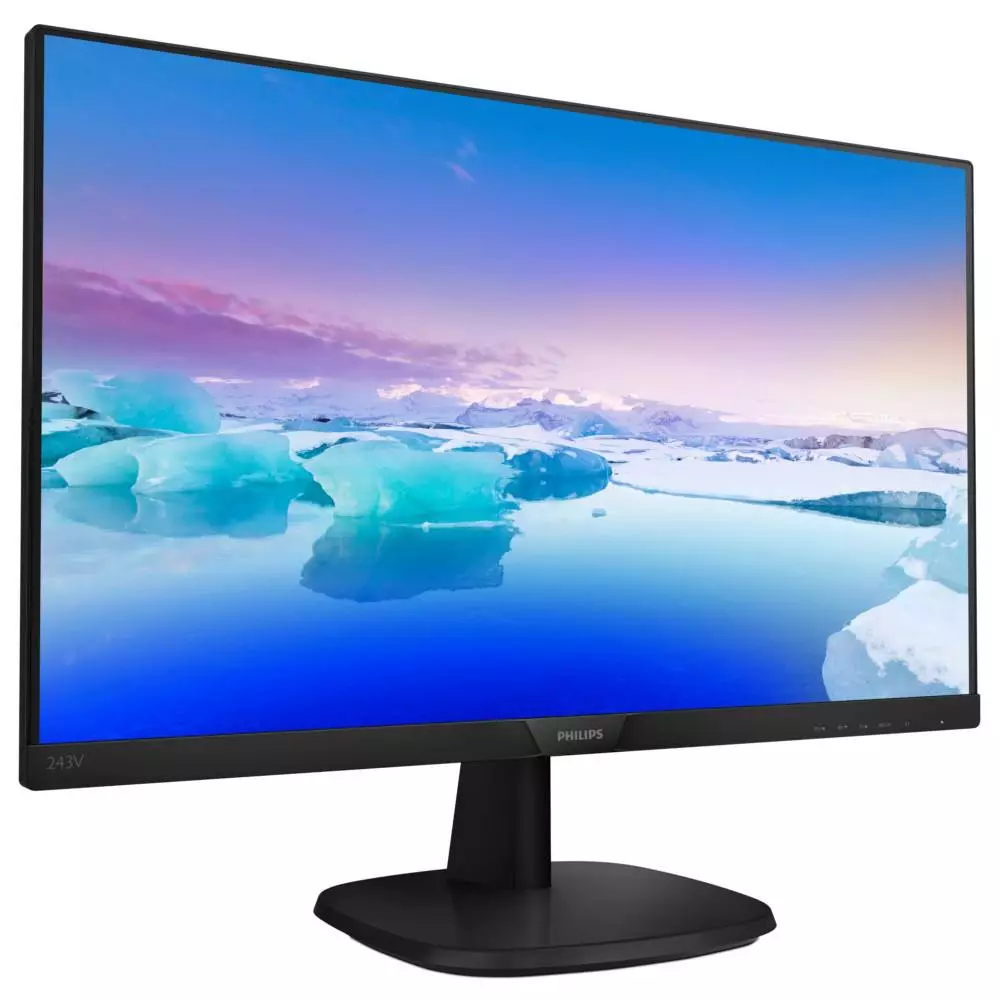 Монитор Philips 243V7QJABF/00, 23.8", IPS, FHD 1920x1080, 60Hz, 5ms, VGA, HDMI, DP