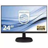 Монитор Philips 243V7QJABF/00, 23.8", IPS, FHD 1920x1080, 60Hz, 5ms, VGA, HDMI, DP 