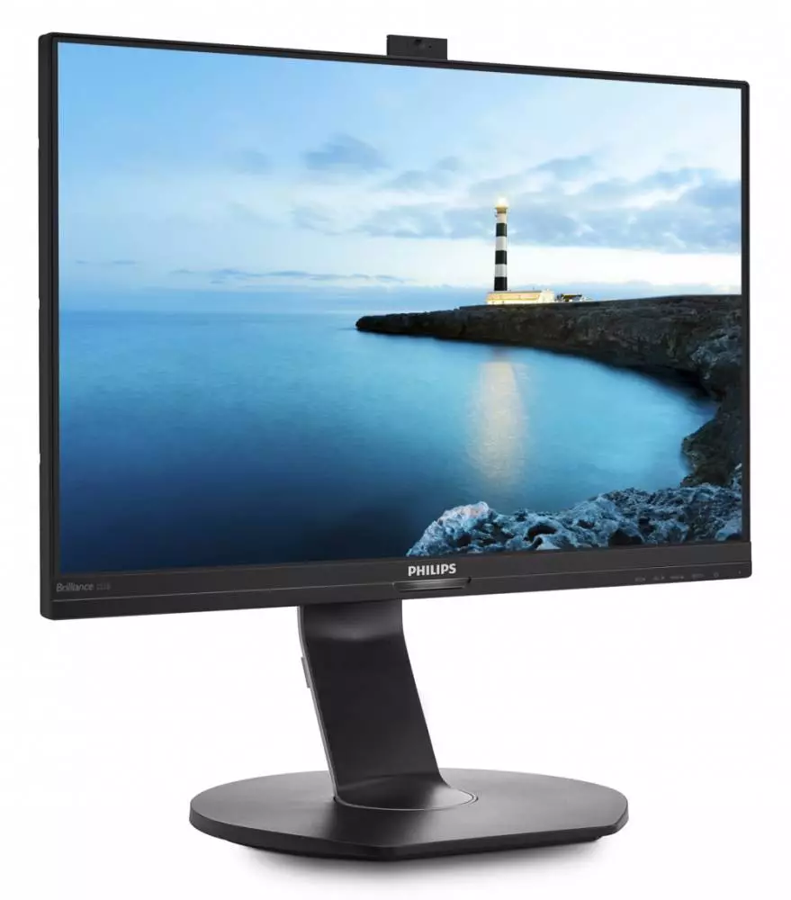Монитор Philips 221B7QPJKEB/00, 21.5", IPS, FHD 1920x1080, 5ms, VGA, HDMI, DP, USB, WebCam