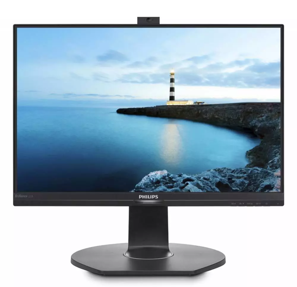 Монитор Philips 221B7QPJKEB/00, 21.5", IPS, FHD 1920x1080, 5ms, VGA, HDMI, DP, USB, WebCam