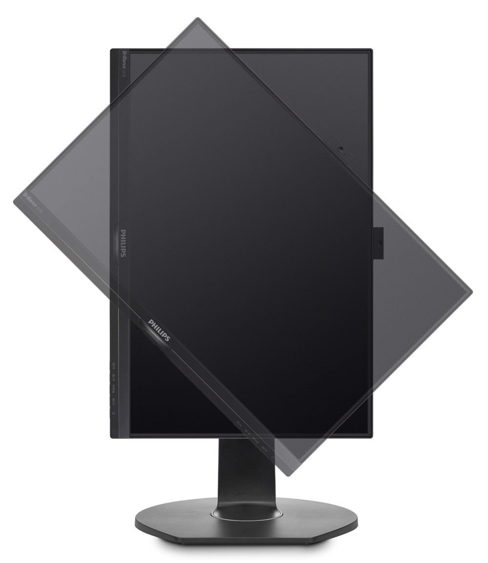 Монитор Philips 221B7QPJKEB/00, 21.5", IPS, FHD 1920x1080, 5ms, VGA, HDMI, DP, USB, WebCam