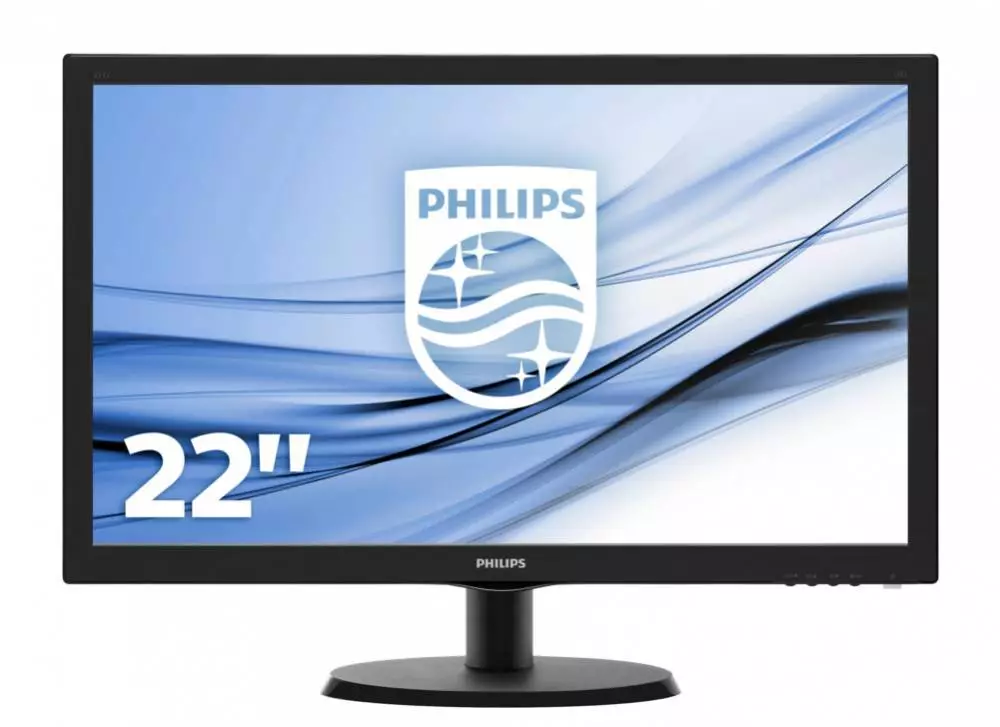 Монитор Philips 223V5LHSB/00, 21.5", TN, FHD 1920x1080, 60Hz, 5ms, VGA, HDMI