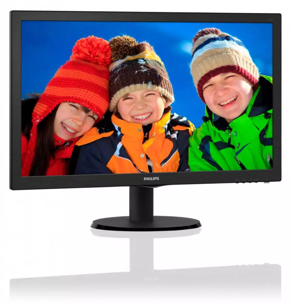Монитор Philips 223V5LHSB/00, 21.5", TN, FHD 1920x1080, 60Hz, 5ms, VGA, HDMI