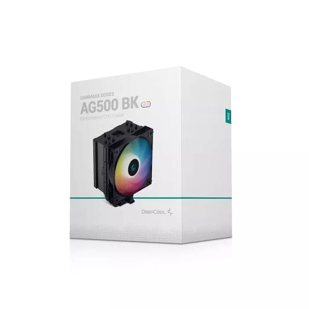 Охладител за процесор DeepCool AG500 Black ARGB CPU Cooler