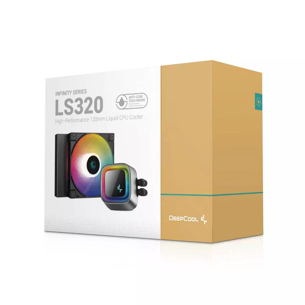 Водно охлаждане за процесор DeepCool LS320 ARGB Water Cooling, Infinity mirror design