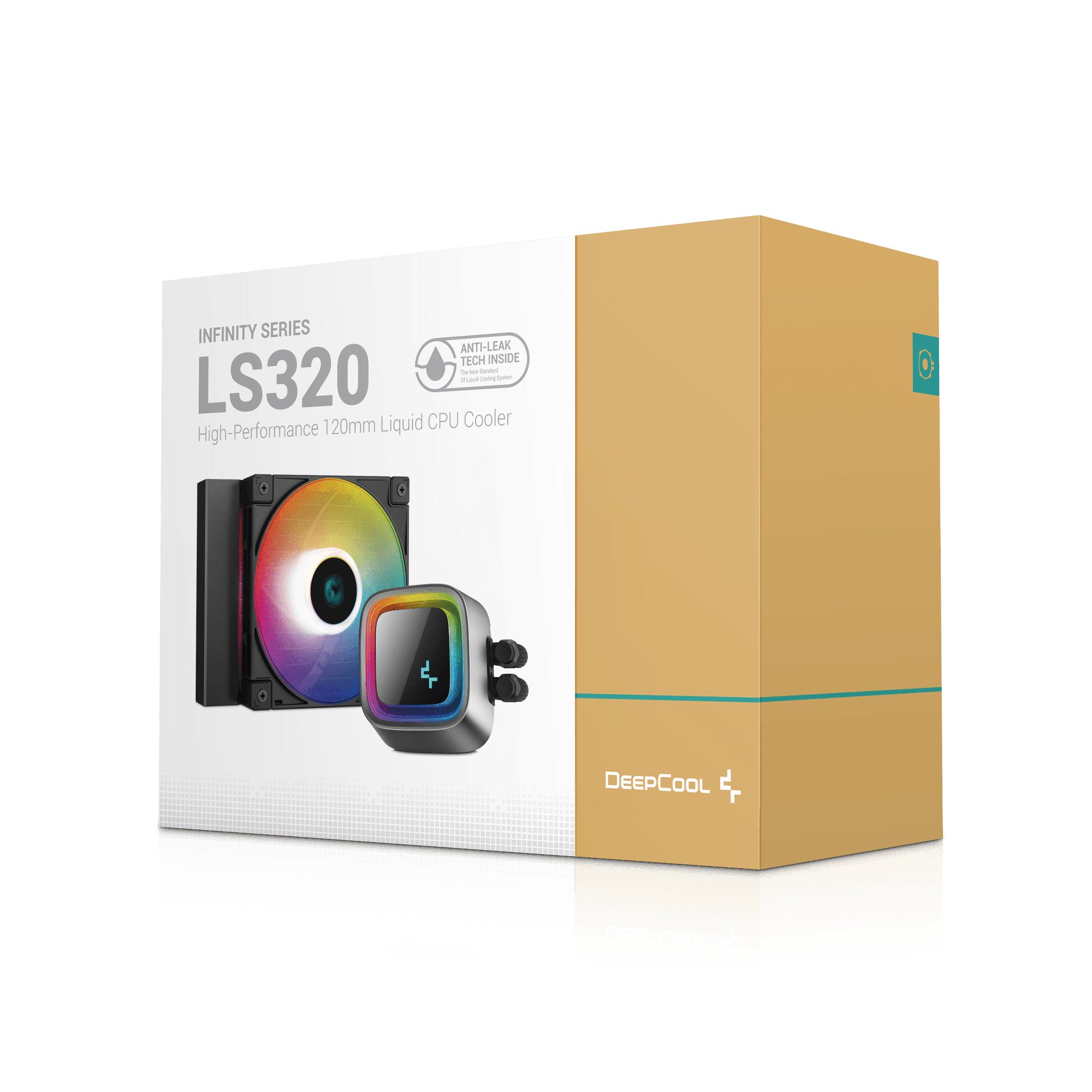 Водно охлаждане за процесор DeepCool LS320 ARGB Water Cooling, Infinity mirror design