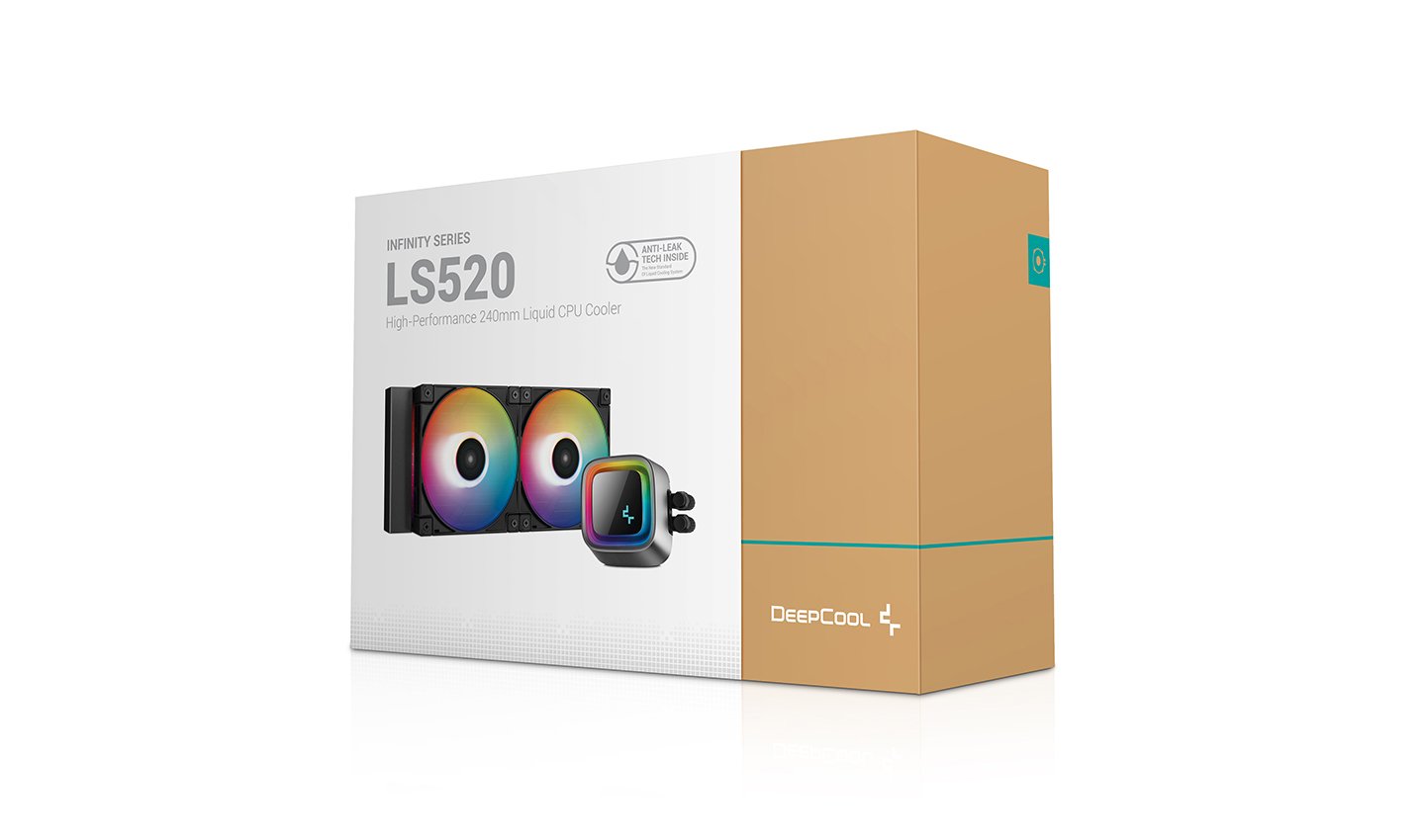 Водно охлаждане за процесор DeepCool LS520 ARGB Water Cooling, Infinity mirror design