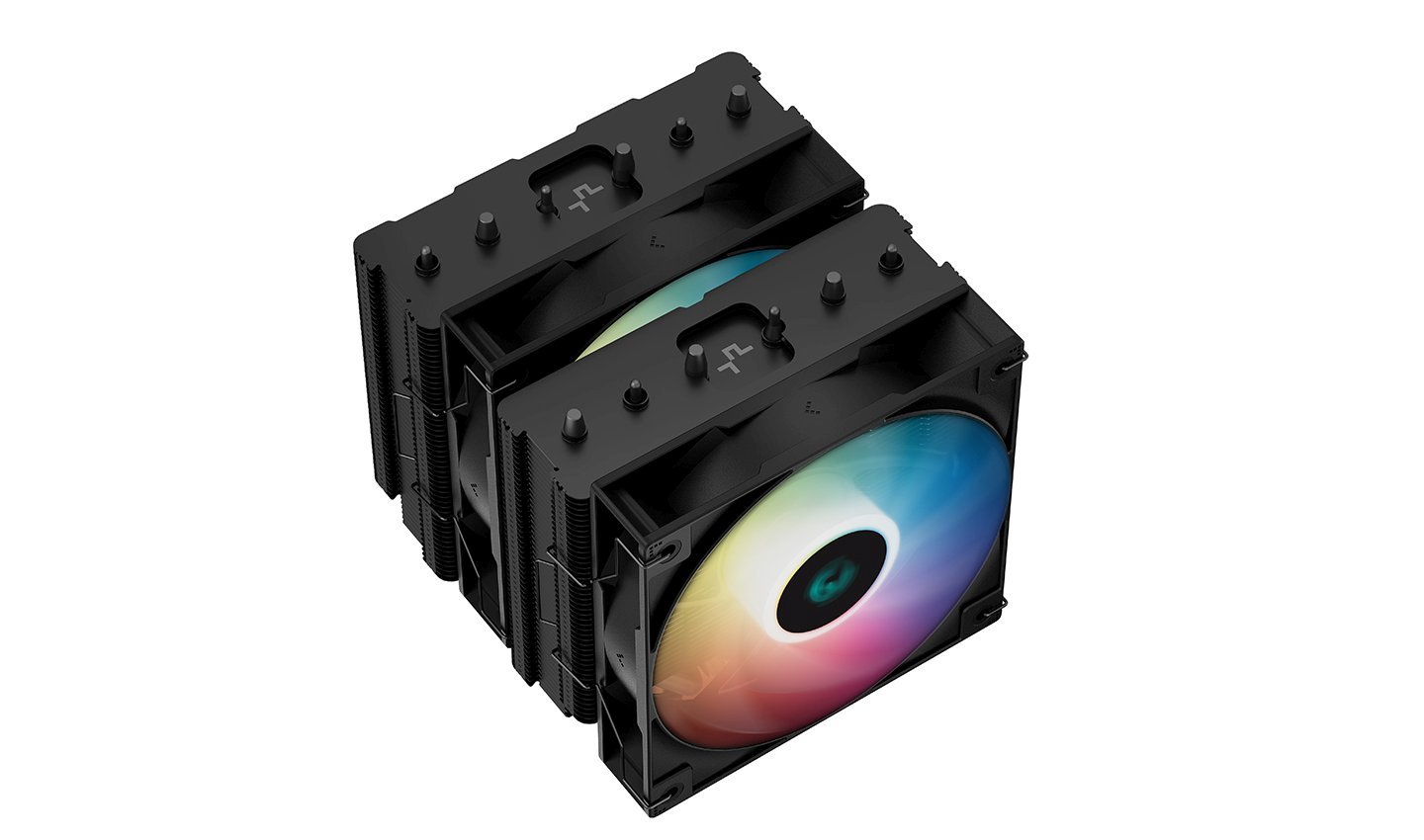 Охладител за процесор DeepCool AG620 BK ARGB Dual-Tower CPU Cooler