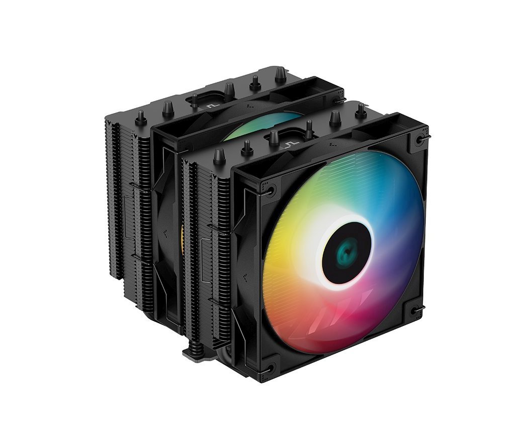 Охладител за процесор DeepCool AG620 BK ARGB Dual-Tower CPU Cooler