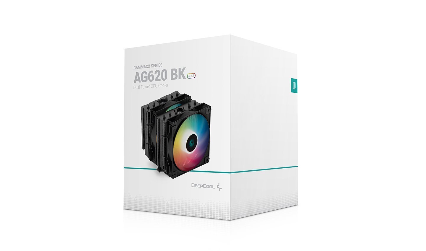 Охладител за процесор DeepCool AG620 BK ARGB Dual-Tower CPU Cooler
