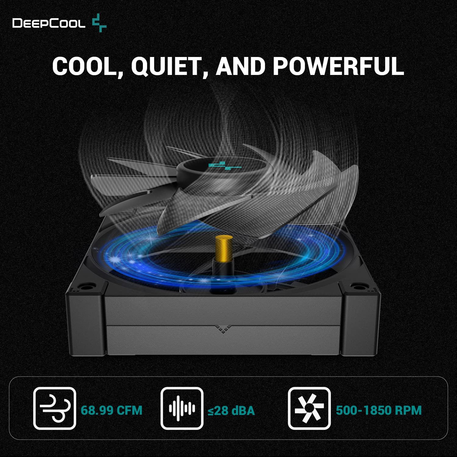 Охладител за процесор DeepCool AK620 Zero Dark Dual-Tower CPU Cooler